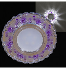 Встраиваемый светильник 14368-9.0-001LD MR16+LED3W WT+PP