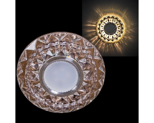 Встраиваемый светильник  22046-9.0-001PL MR16+LED3W TEA