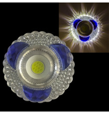 Встраиваемый светильник  42240-9.0-001PL MR16+LED3W CL/BL