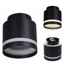 Накладной светильник Reluce Technical 53001 53001-9.5-001IL GX53+LED3W BK