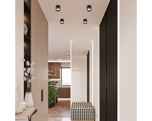 Накладной светильник Reluce 53003 53003-9.5-001LD GX53 BK