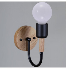 Бра 99960 99960-0.2-01 BK+WOOD