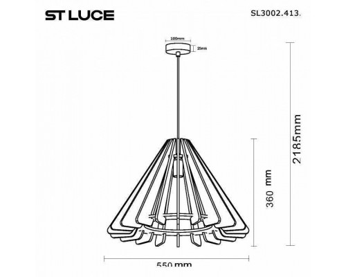 Подвесной светильник ST-Luce Sentito SL3002.413.01