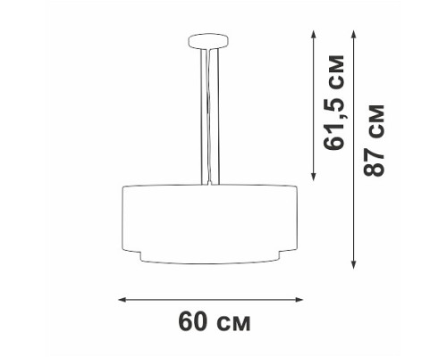 Подвесной светильник Vitaluce V2728 3xE27 V2728-0/3S