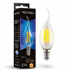 Лампа светодиодная Voltega Candle wind 6W E14 6Вт 3000K 7209