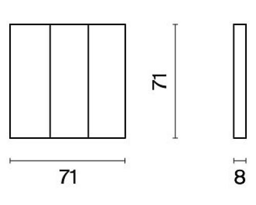 Клавиши для выключателя трехклавишного Voltum S70 VLS000508
