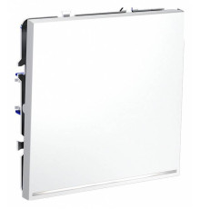 Выключатель проходной одноклавишный с подсветкой без рамки Voltum S70 VLS010402