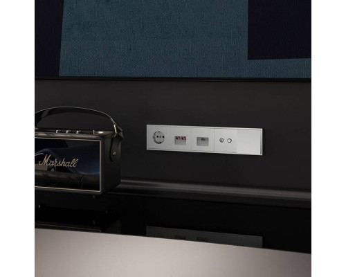 Розетка для вывод кабеля без рамки Voltum S70 VLS080205