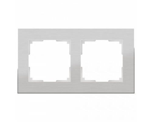 Рамка на 2 поста Werkel Aluminium WL11-Frame-02
