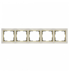 Рамка на 5 постов Werkel Snabb WL03-Frame-05-ivory-GD