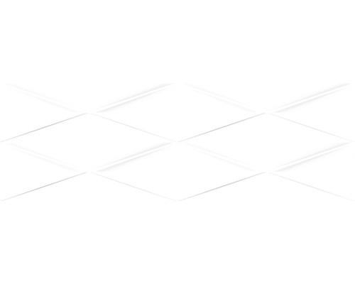 Vegas Плитка настенная рельеф белый (VGU052)  25x75