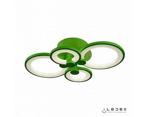 Потолочная люстра iLedex Ring A001/4 GREEN