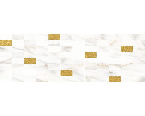Aragon Декор мозаичный белый золото MM60157 20х60