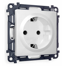Розетка с заземлением и со шторкой, без рамки Ambrella Volt Quant MA107010