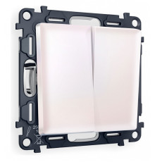 Выключатель проходной двухклавишный Ambrella Volt Quant MA203020