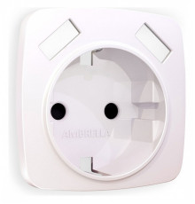 Накладка для розетки с заземлением и со шторками и 2хUSB type A Ambrella Volt Quant OP2090