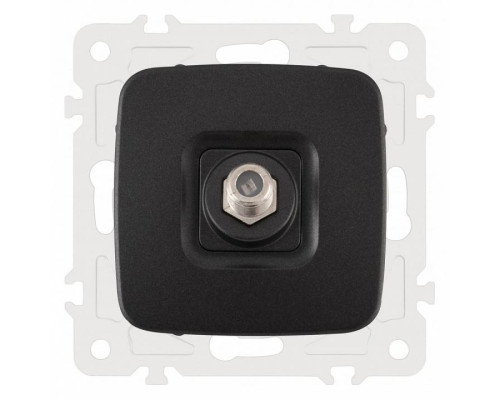 ТВ-розетка без рамки Arte Milano am-205 205.42-1.black