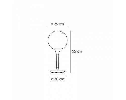 Настольная лампа декоративная Artemide  1050010A