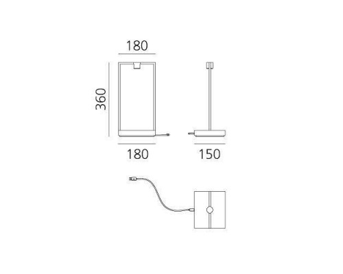 Настольная лампа декоративная Artemide Curiosity 0175010A