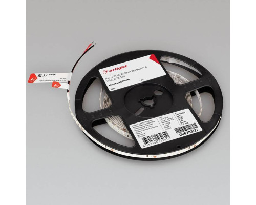 Лента светодиодная Arlight RT-A120-8mm 24V Blue 120 LED/m 008783(2)