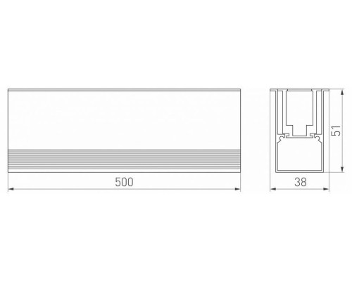 Светильник грунтовый Arlight ART-LUMILINE-3351-500-12W Warm3000 24V 024946