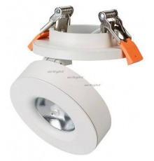 Встраиваемый светильник на штанге Arlight LGD-MONA-BUILT-R100-12W White5000 (WH, 24 deg) 025464