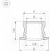 Профиль встраиваемый Arlight ARH-LINE 044278