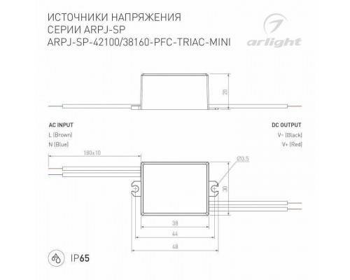 Блок питания Arlight ARPJ 047584