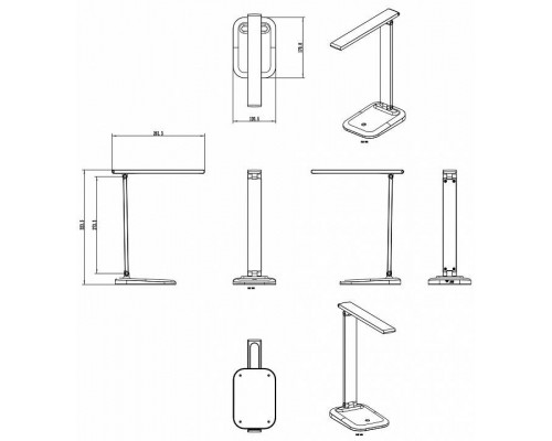 Настольная лампа офисная Arte Lamp London A5124LT-1BK