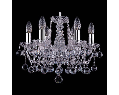 Подвесная люстра Bohemia Ivele Crystal 1413 1413/6/141/Ni/Balls