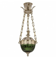 Подвесной светильник Bohemia Ivele Crystal 7100 71000P/20AZ GW Clear-Green/H-1K Y8 FA1S