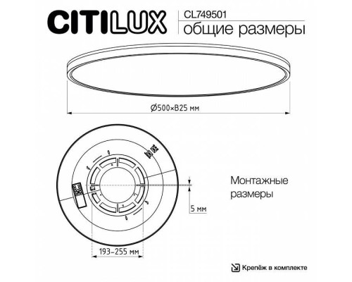 Накладной светильник Citilux NORMA CL749501