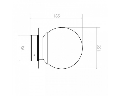 Накладной светильник Covali  WL-38027