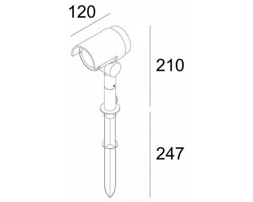 Наземный низкий светильник Deko-Light Keid II 732095