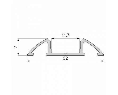 Профиль накладной Deko-Light AM-01-10 970301