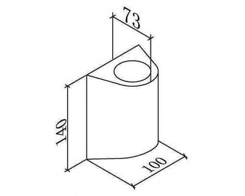 Накладной светильник DesignLed Zima LWA0148A-BL-WW