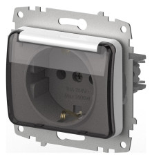 Розетка с заземлением с крышкой, без рамки Elbi Eleсtriс Jazz 607-010200-218