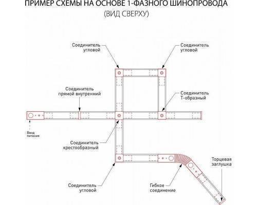 Трек накладной Elektrostandard Track Rail WH Surface a057077