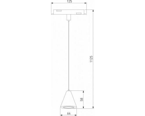 Подвесной светильник Elektrostandard Slim Magnetic a062803