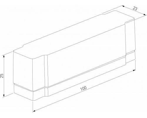 Плата декоративная для трека Elektrostandard Flat Magnetic a063735