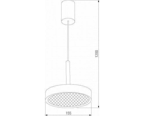 Подвесной светильник Elektrostandard Plate a065411