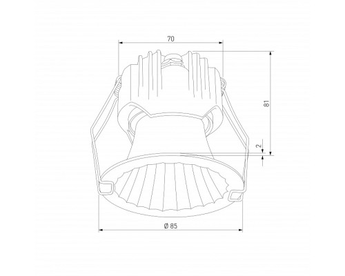 Встраиваемый светильник Elektrostandard Arco 15274/LED