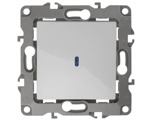 Выключатель одноклавишный с подсветкой без рамки Эра Эра 12 12-1102-01
