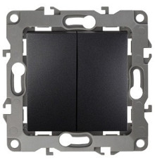 Переключатель двухклавишный без рамки Эра Эра 12 12-1004-05