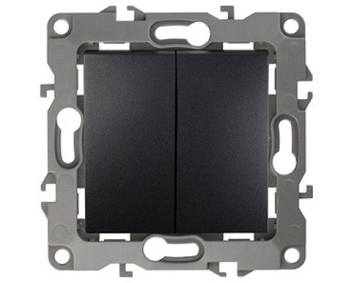 Переключатель двухклавишный без рамки Эра Эра 12 12-1004-05