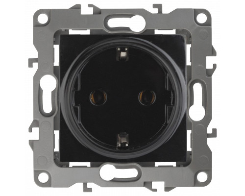 Розетка с заземлением, без рамки Эра Эра 12 12-2101-06