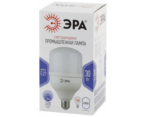 Лампа светодиодная Эра Стандарт LED POWER T100-30W-6500-E27