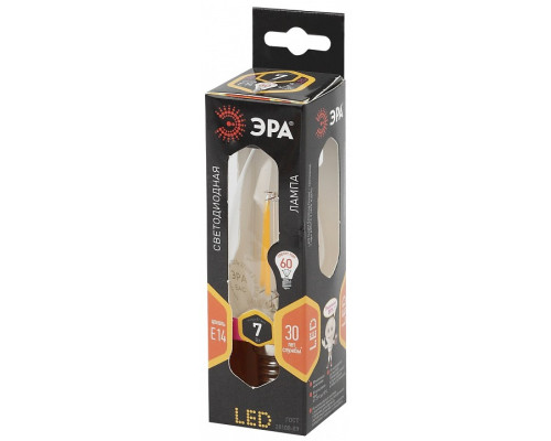 Лампа светодиодная Эра F-LED F-LED B35-7W-827-E14