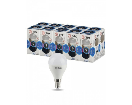 Лампа светодиодная Эра Стандарт LED P45-9W-840-E14