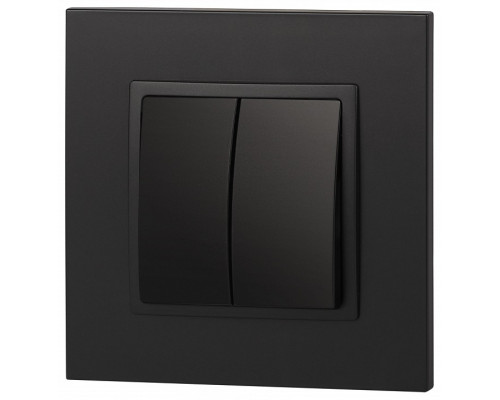 Выключатель двухклавишный без рамки Эра Эра Elegance 14-1104-05